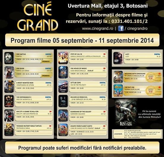 5-11 spet Cine Grand