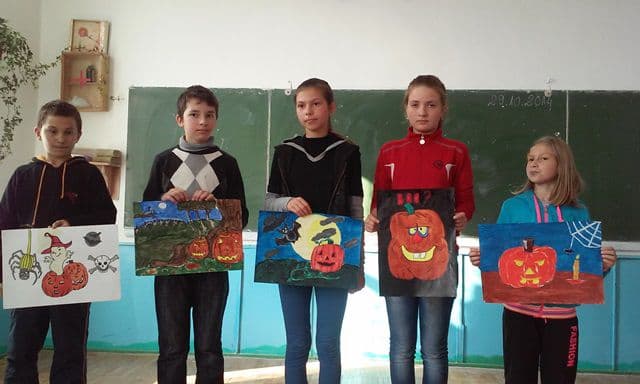 Halloween la Scoala Dimitrie Romanescu Dorohoi12