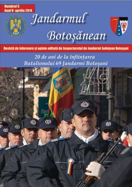 Jandarmul botosanean 2014 coperta 1
