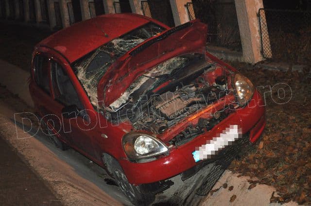 Accident la iesirea din Dorohoi_04