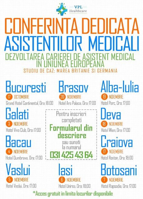 Conferinta Dezvoltarea Carierei de Asistent Medical in Comunitatea Europeana