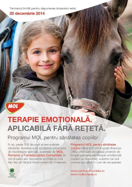 10 zile pentru depunerea aplicațiilor la Programul MOL pentru sănătatea copiilor - ediția 2014
