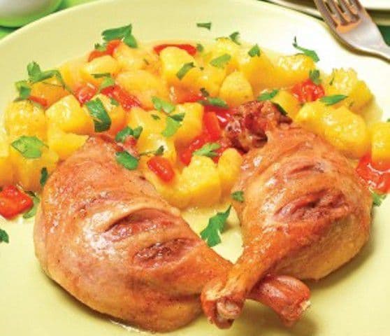 Pulpe de rață la cuptor