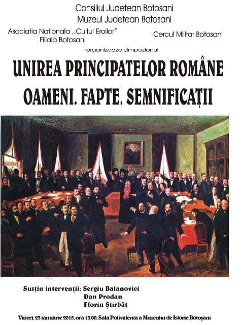 Simpozion organizat la Muzeul Județean despre Unirea Principatelor 