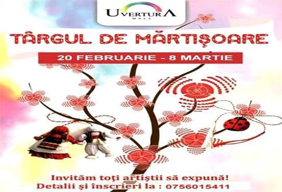 Uvertura Mall - Înscrieri pentru Târgul de Mărțișoare, ediția a-II-a