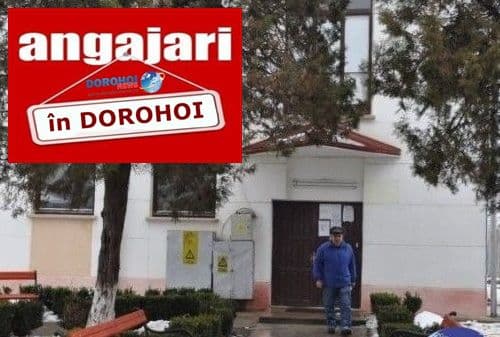 Directia de Asistență Socială Dorohoi angajează bucătar