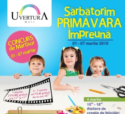 Magie și film gratuit la Uvertura Mall