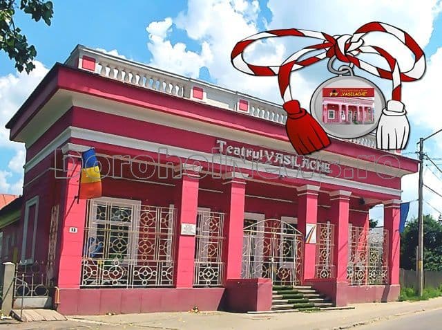 Flori pentru doamne şi domnişoare de la actorii Teatrului „Vasilache”