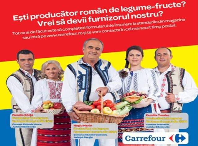 Carrefour România continuă programul de parteneriate  cu producătorii români de legume-fructe