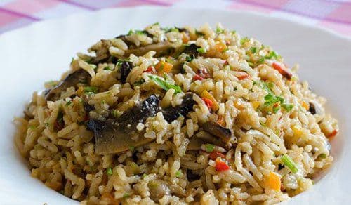 Pilaf cu ciuperci