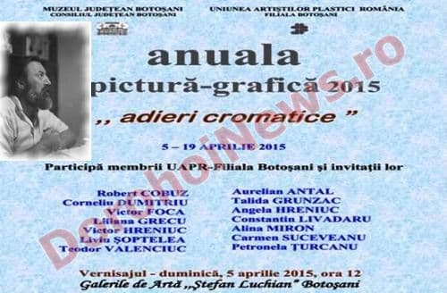 Artistul dorohoian, Aurelian Antal prezent astăzi cu lucrările sale la Galeriile de Artă „Ştefan Luchian” Botoşani