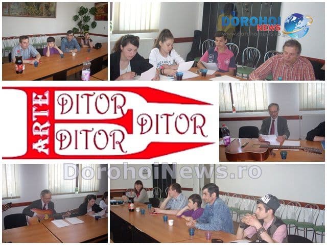 O nouă ședință a Cenaclului „Editor-Arte” Dorohoi - FOTO