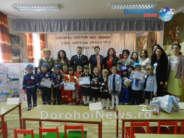 Dorohoi: Câştigătorii concursului „Micii Pompieri”. Vezi cine sunt aceștia! - FOTO