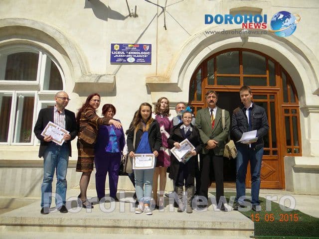 Liceul Tehnologic „Al. Vlahuță” Șendriceni - Concurs Național de Creație Literară și Pictură „Alecu Ivan Ghilia” - FOTO