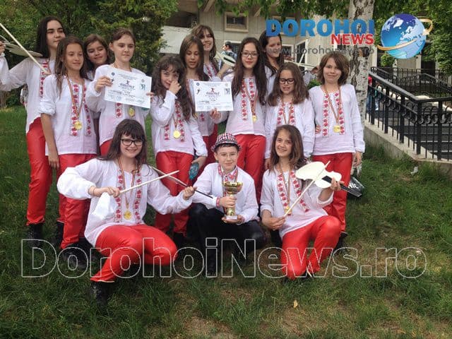 Copiii talentați de la Clubul Copiilor Dorohoi fruntași la Concursul Național de Dans „Să fii dinamic!” FOTO