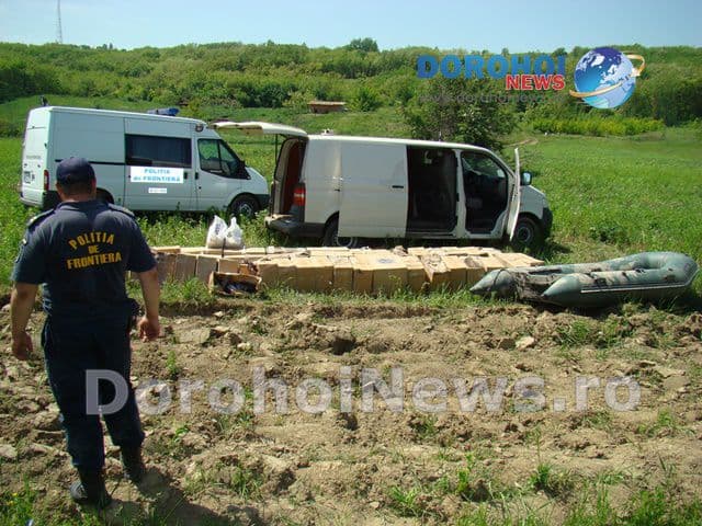 Focuri de armă la frontiera cu R. Moldova pentru reţinerea unor contrabandişti de ţigări – VIDEO | FOTO