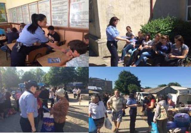 Activităţi de prevenire desfăşurate în cadrul campaniei „Un plus de siguranţă”