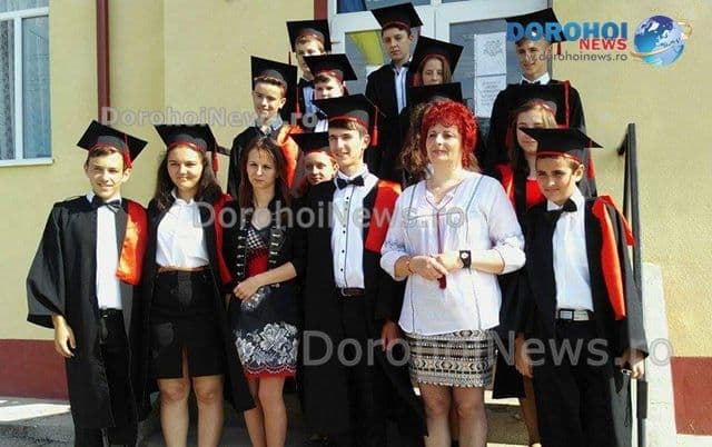 Clipe unice la cursul festiv de la Școala Gimnazială Dimitrie Romanescu Dorohoi - FOTO