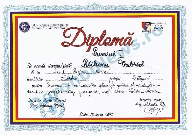 Liceul “Regina Maria” Dorohoi – performanță geografică la final de an
