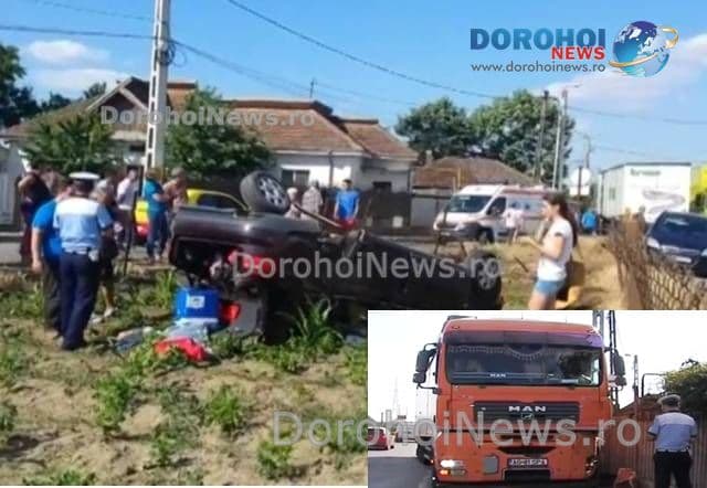 VIDEO Accident GRAV: Familie din Dorohoi spulberată de pe șosea de un TIR pe centura Buzăului