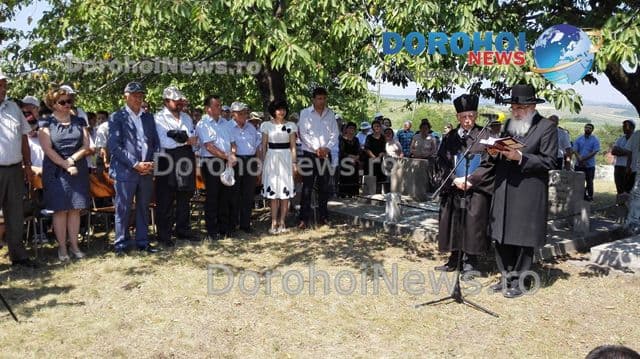 Moment emoționant la Dorohoi - Comemorarea pogromului din 1940 în cadrul proiectului „Memoria ca act de justitie” - FOTO