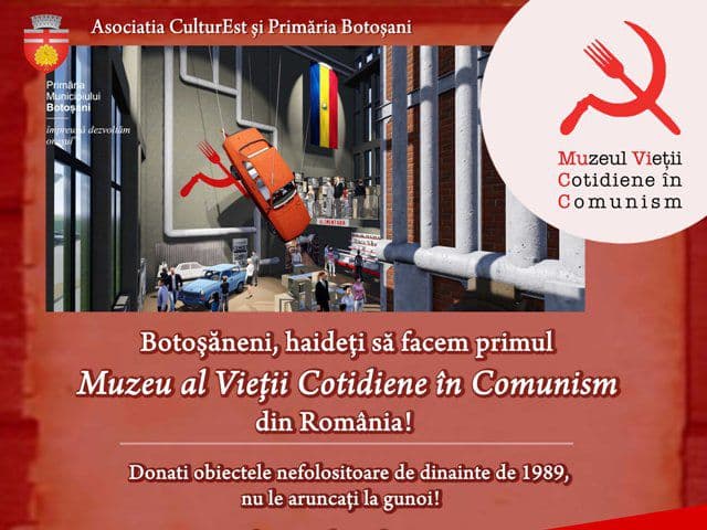 Muzeul vieții cotidiene în comunism a început două proiecte cu finanțare nerambursabilă la Botoșani și București - FOTO