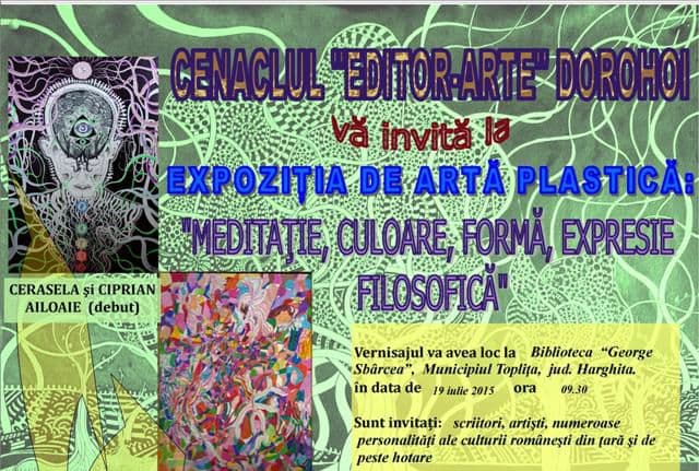 Cenaclul „EDITOR-ARTE” în aşteptarea vernisajului primei sale expoziţii de artă plastică