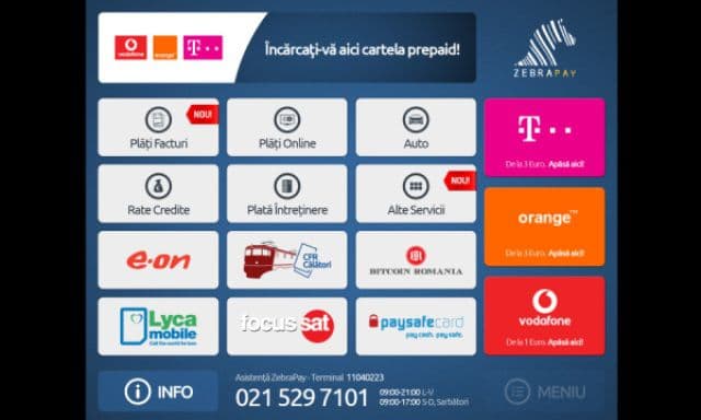 Facturile E.ON și SEA Complet pot fi achitate la terminalele ZebraPay