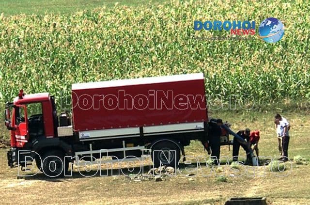 Seceta face ravagii în județ: Transporturi cu apă menajeră efectuate de ISU Dorohoi