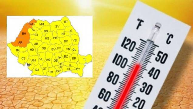Canicula se extinde treptat la nivelul întregii țări. Botoșaniul intră sub Cod Galben de caniculă până miercuri