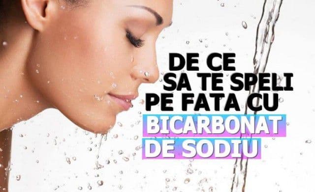 Ce se întâmplă dacă te speli pe faţă cu bicarbonat de sodiu