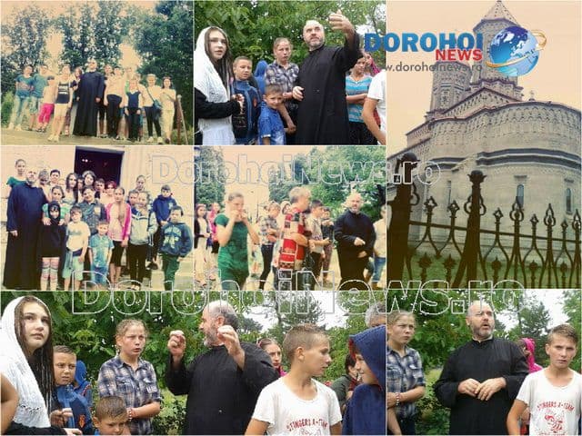 Bucurie făcută micilor enoriași de către parohul Bisericii „Sfinții Împărați Constantin și Elena” din Broscăuți - FOTO