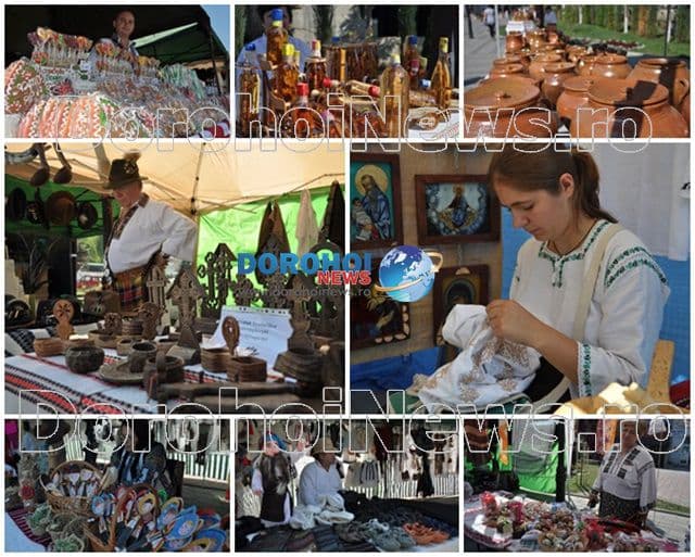 Meșterii populari și-au etalat talentul pe Pietonalul Grigore Ghica din Dorohoi – VIDEO/FOTO