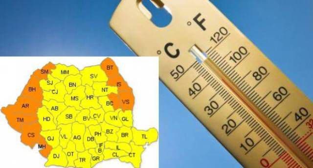 Un nou val de foc! Cod portocaliu de caniculă pentru Botoșani și încă 9 judeţe