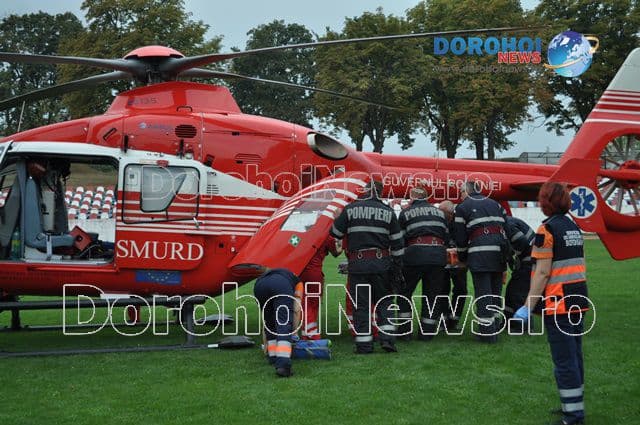 Caz cu final nefericit: Femeia din Dorohoi cu infarct preluată de elicopterul SMURD a decedat în drum spre Iași