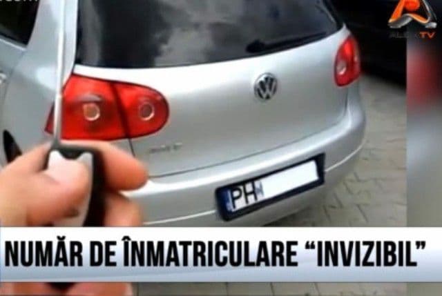 Dispozitive care ascund numerele de înmatriculare ale mașinilor se vând pe internet. Ce riscă cei care le folosesc - VIDEO