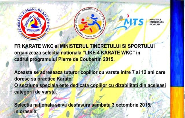 Copiii dornici să învețe și să practice Karate sunt așteptați la Sala Polivalentă – Află când este selecția
