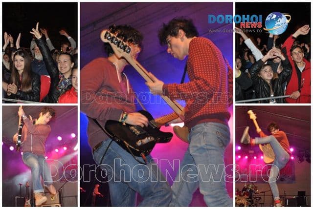 Concert de rock alternativ susținut de trupa botoşăneană „The Kryptonite Sparks“ la Zilele Municipiului Dorohoi 2015 – FOTO