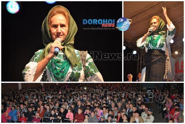 Hore, strigături și dans la Zilele Municipiului Dorohoi 2015 cu Sofia Vicoveanca – VIDEO/FOTO