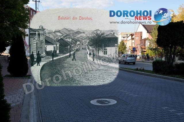 Amintiri despre trecut - Dorohoiul de altădată – Bulevardul în trecut - FOTO