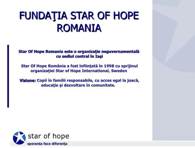 Fundația Star of Hope organizează curs de perfecționare în Dorohoi