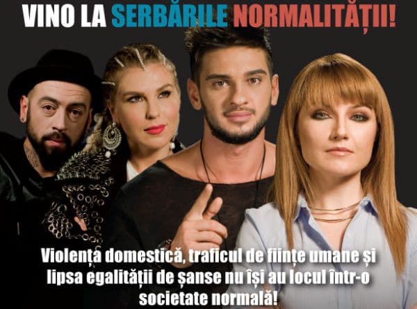  Agenția Națională pentru Egalitatea de Șanse între Femei și Bărbați vă invită la Serbările Normalității!