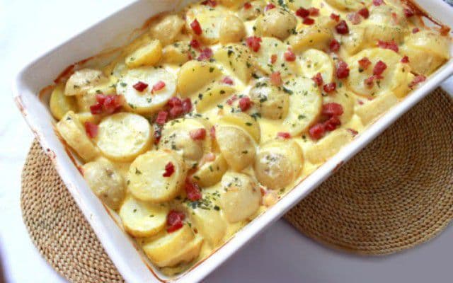 Cartofi carbonara