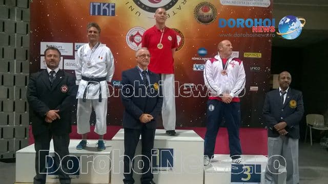 Performanță de excepție: Dorohoianul Sergiu Mihoc este vicecampion mondial la Kumite individual