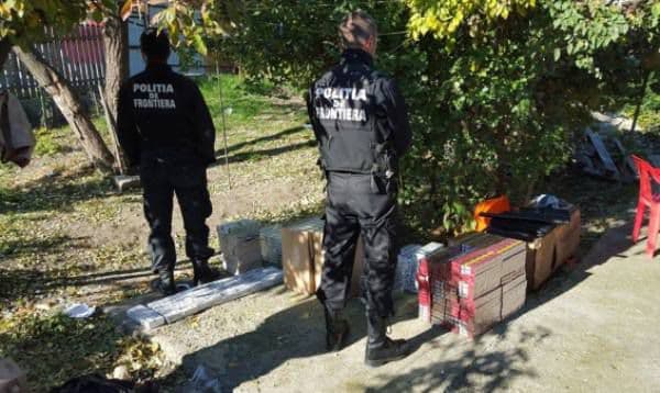 Percheziții la traficanții de țigări din Dorohoi. Peste 3.000 pachete de ţigări confiscate! - FOTO