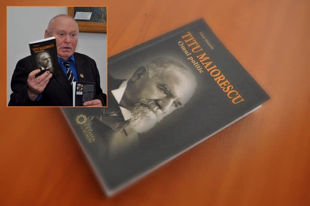 Invitație la lansarea cărții „Titu Maiorescu, om politic” a profesorului dr. Gică Manole