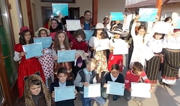 Mihail Sadoveanu sărbătorit la Școala Gimnazială din Dumbrăviţa, care îi poartă numele - FOTO