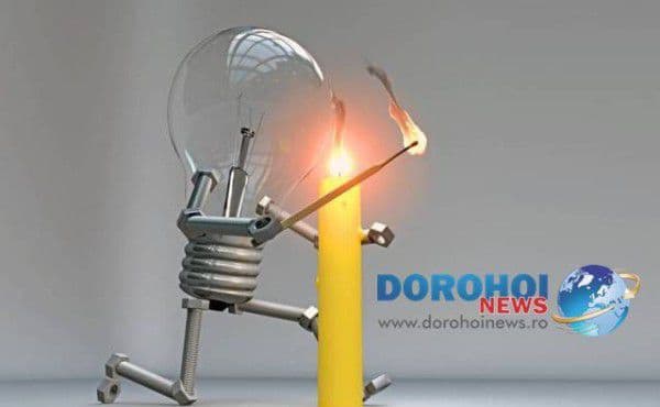 Atenție dorohoieni! E.ON anunță întreruperea furnizării energiei electrice timp de 3 zile. Vezi zonele afectate!