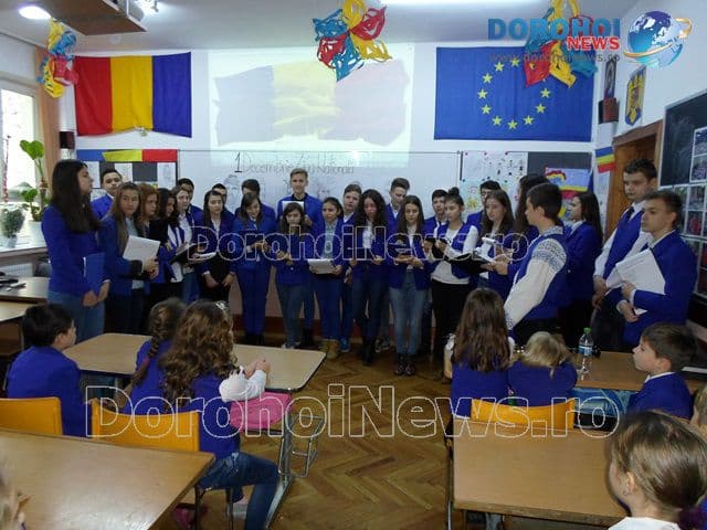 1 Decembrie sărbătorit la Școala Gimnazială „Mihail Kogălniceanu” Dorohoi – VIDEO/FOTO