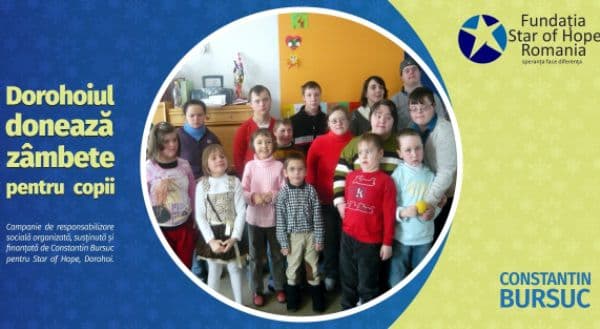  „Dorohoi donează zâmbete” alături de Fundația Star of  Hope